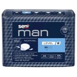 Урологични абсорбенти за мъже с уринарна инконтиненция - Seni Man Normal Incontinence Pads за мъже, ниво 2, 15 бр