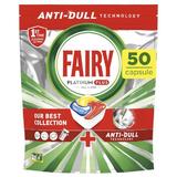 Капсули препарат за съдомиялни машини - Fairy Platinum Plus Anti-Dull , 50 капсули