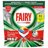Капсули препарат за съдомиялни машини - Fairy Platinum Plus Anti-Dull Всичко в едно, 82 капсули