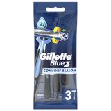 Бръснач с 3 ножчета - Gillette Blue 3 Comfort Slalom, 3 бр