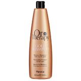 Озаряващ шампоан с екстракт от роза, 24K злато и UV защита - Fanola Oro Therapy Gold Shampoo Illuminating All Hair Types, 1000 мл