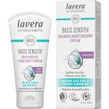 Овлажняващ и успокояващ крем без парфюм за чувствителна кожа - основа Sensitiv Lavera, 50 мл