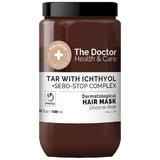 Успокояваща маска за коса The Doctor Health & Care Anti-Dandruff Mask - Tar With Ichthyol and Sebo-Stop Complex Dermatological Hair Mask, 946 мл
