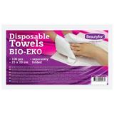 Хавлиени кърпи за еднократна употреба - Beautyfor Disposable Towles BIO-EKO, 25 см х 20 см, 100 бр