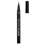 Очна линия - Makeup Revolution Relove Slick Flick Eyeliner, черна, 1 бр