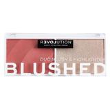 Палитра руж - Makeup Revolution Relove Color Play Blushed Duo, Cute, 1 бр