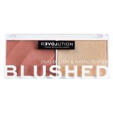 Палитра руж - Makeup Revolution Relove Color Play Blushed Duo, Kindness, 1 бр