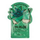 Овлажняваща корейска салфетка маска за лице с алое Tony Moly I'm Aloe Mask Sheet Moisturizing, 1 бр