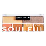 Палитра сенки за очи - Makeup Revolution Relove Color Play Soulful Shadow Palette, 1 бр