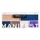Палитра сенки за очи - Makeup Revolution Relove Color Play Manifest Shadow Palette, 1 бр