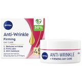 Дневен крем против бръчки за стегнатост 45+ - Nivea Anti-Wrinkle + Firming, 50 мл