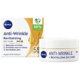 Дневен крем против бръчки за ревитализиращ 55+ - Nivea Anti-Wrinkle + Revitalizing Day Care, 50 мл