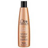 Озаряващ шампоан с екстракт от роза, 24K злато и UV защита - Fanola Oro Therapy Gold Shampoo Illuminating All Hair Types, 300 мл