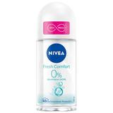 Рол-он дезодорант - Nivea Fresh Comfort 0% алуминий, 50 мл