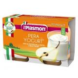Безглутенова закуска с пюре от круши и кисело мляко - Plasmon, 6 месеца+, 2 x 120 гр
