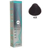 Перманентна боя Absolut Hair Care Colouring Cream, нюанс 4.8 – Тъмен шоколад, 100мл
