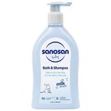 Шампоан и пяна за вана Sanosan Bath & Shampoo, 400 мл