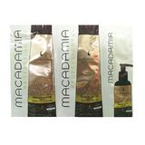 Подхранващ пакет - Macadamia Nourishing Moisture Trio Foil Pack: шампоан (10мл), балсам (10мл) подхранваща и хидратираща терапия (5мл)