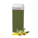 Зелен епилиращ восък с екстракт от маслиново масло - Beautyfor, 100 мл