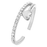 Дамски пръстен със сърце - Lucy Style 2000 Lady1011 Silver, 1 бр