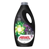 Автоматичен течен перилен препарат за черни дрехи - Ariel + Revita Black Turbo Clean, 35 пранета, 1750 мл