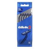 Самобръсначка  с 2 ножчета - Gillette 2, 5 бр