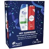 Подаръчен комплект за мъже - Head&Shoulders Menthol Fresh Shampoo, 675 мл + Old Spice Whitewater душ гел, 400 мл