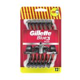 Самобръсначка  с 3 ножчета - Gillette Blue 3 Plus Nitro, 12 бр