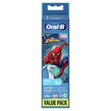 Резерви за Електрическа четка за зъби за деца - Oral-B Spiderman, 4 части