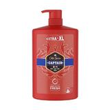 Душ гел за мъже - Old Spice Captain Body - Hair - Face Wash 3in1, 1000 мл