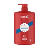 Душ гел за мъже - Old Spice Whitewater Body - Hair - Face Wash 3in1, 1000 мл