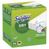 Резервни сухи кърпи за пода - Swiffer Dry Trap + Lock, 36 бр