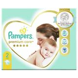 Памперси за новородени - Pampers Premium Care New Baby, размер 2 (4-8 кг), 148 бр