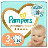 Памперси за бебета - Pampers Premium Care, размер 3 (6-10 кг), 20 бр