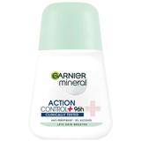 Рол-он дезодорант против изпотяване - Garnier Mineral Action Control +96h клинично тестван, 50 мл