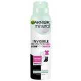 Дезодорант спрей против изпотяване - Garnier Mineral Invisible Protection 48h Black White Colours Floral Touch, 150 мл