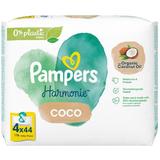 Пакет мокри кърпички за деца - Pampers Harmonie Coco, 4 x 44 бр