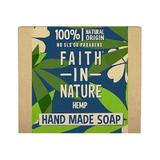 Твърд натурален сапун с коноп - Faith in Nature Hand Made Soap Hemp, 100 гр