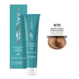 Перманентна боя - Oyster Cosmetics Perlacolor Professional Hair Coloring Cream нюанс  8/33 Интензивно светло златисто русо