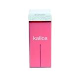 Натурален епилиращ восък за еднократна употреба - Kallos Depilatory Wax, червен, с титанов диоксид, 100гр