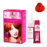 Перманентна боя - Kallos Glow Long Lasting Cream Hair Colour Нюанс 844 Интензивно медено червено